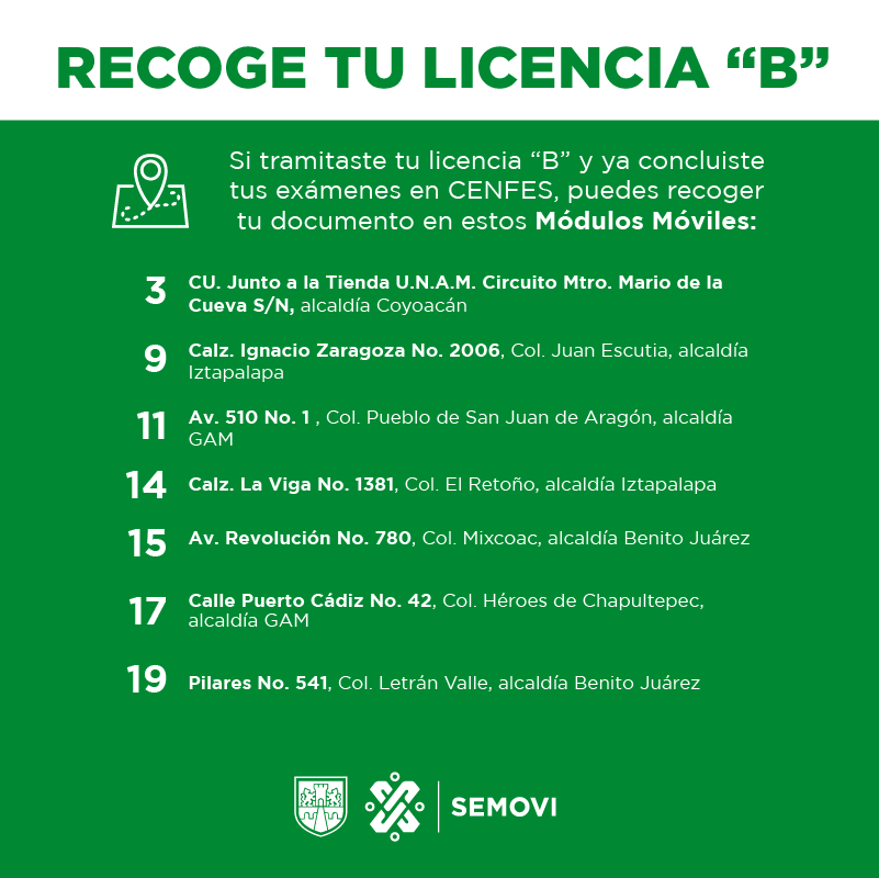 Expedición, Renovación O Reposición De Licencia Tipo "B" Para Operador ...